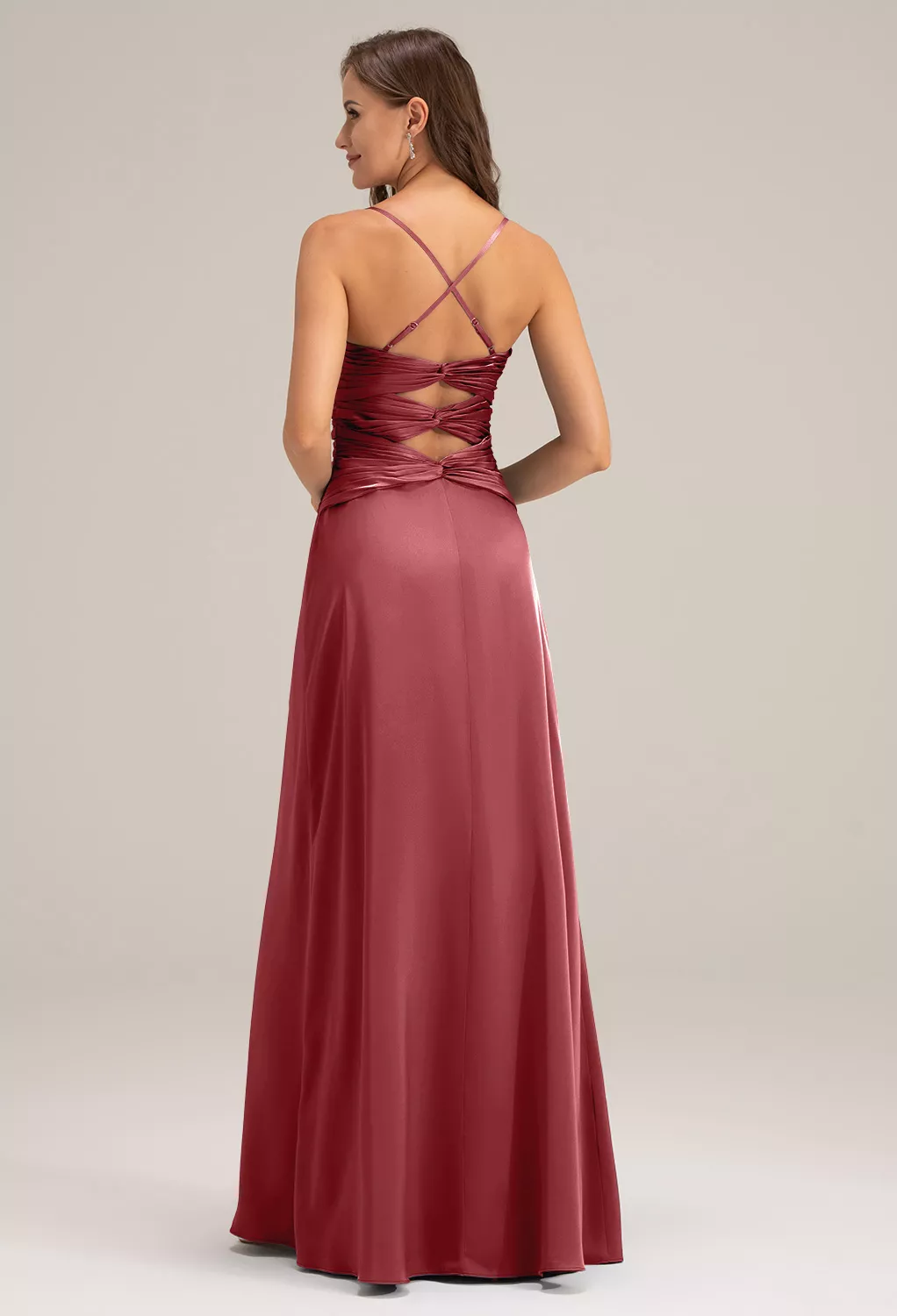 AW Selma Burgundy  Cocktail Wedding Guest Dresses